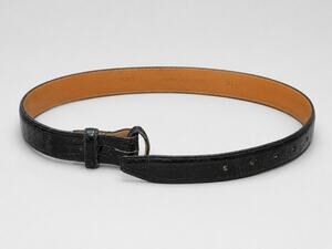 Wathne Genuine Black Alligator Belt Model 1008 SIZE 30 NWOT 1.25"